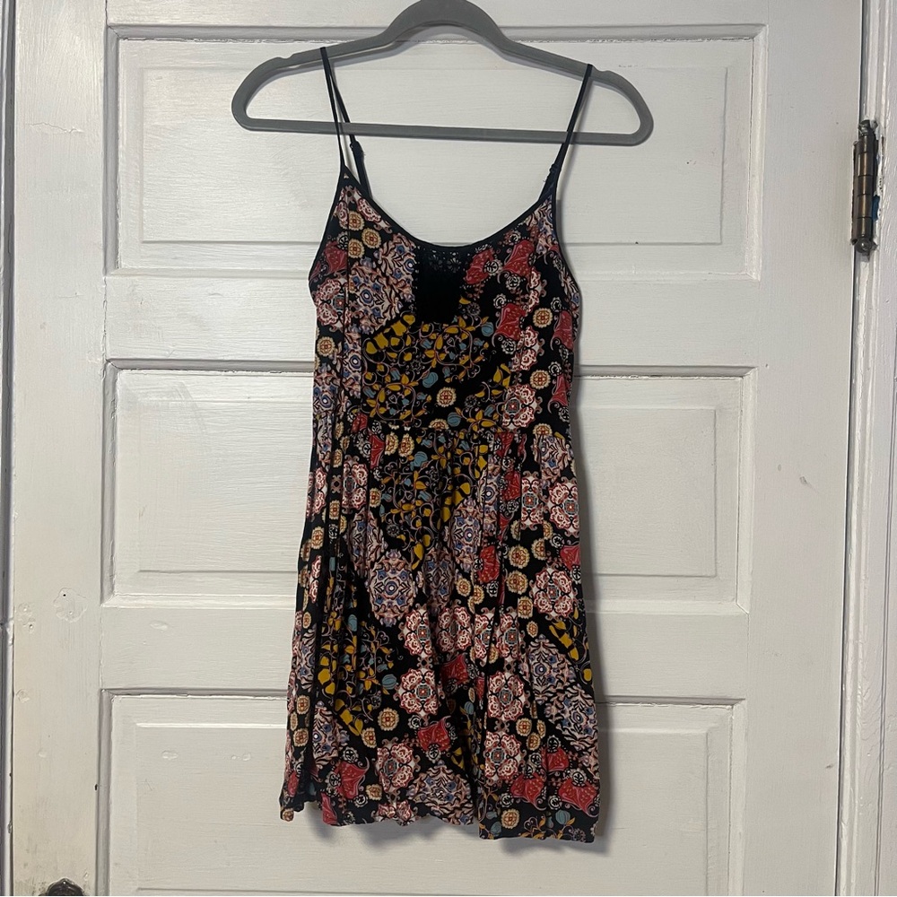 Floral Spaghetti Strap Dress
